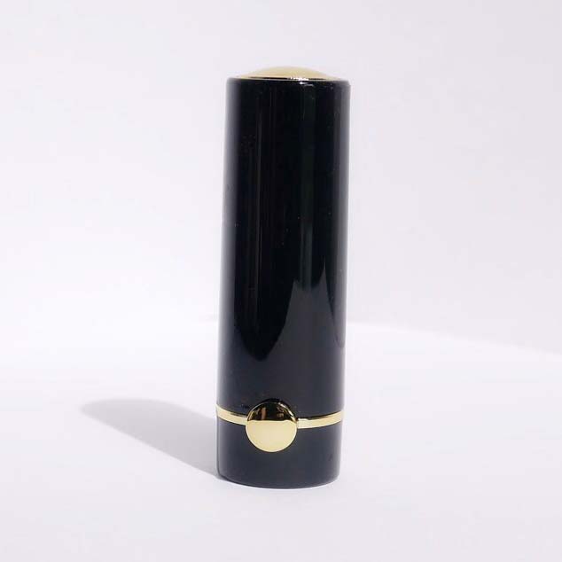 Customised Lipstick - Minimalist Black Cylinder Casing