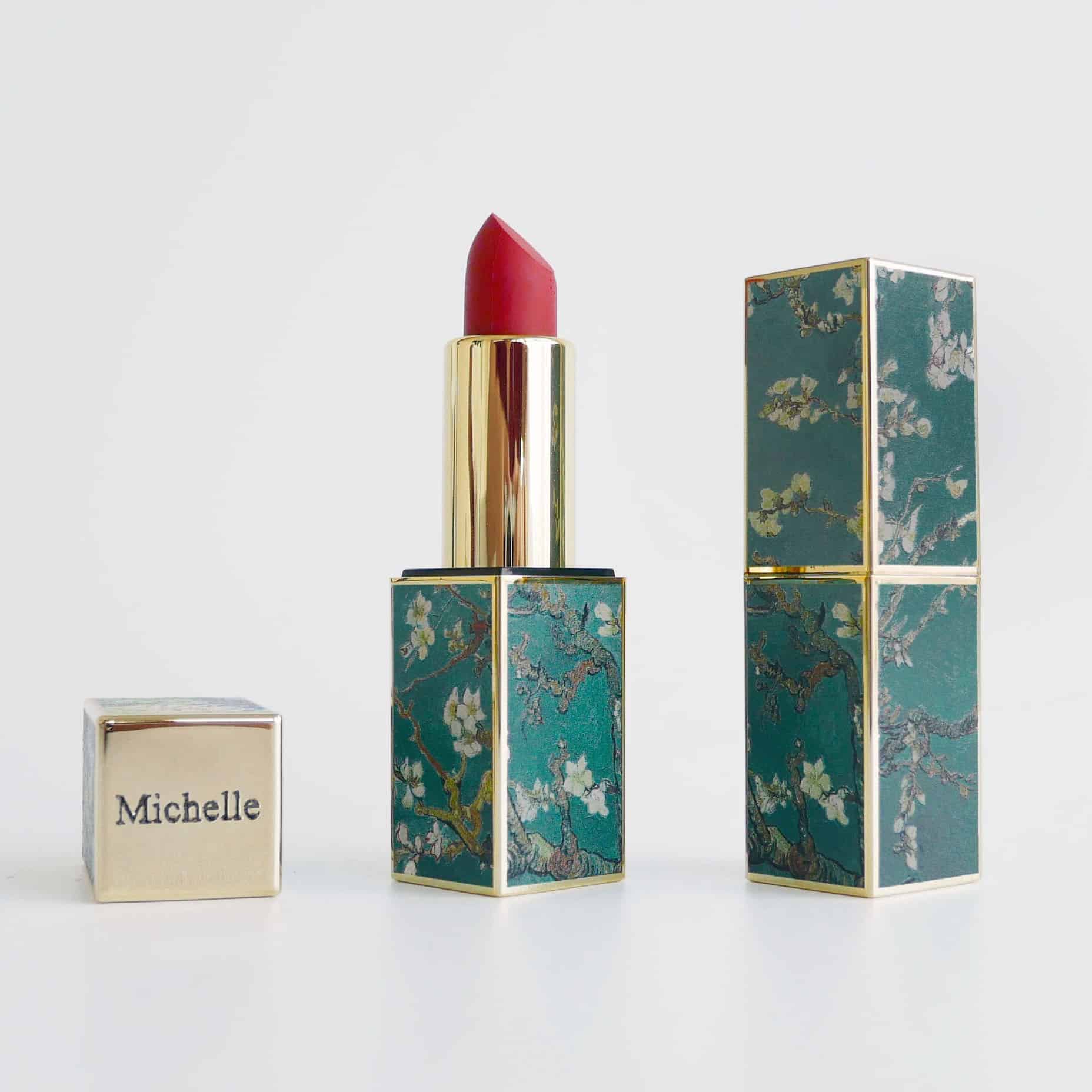 Custom Lipstick Lip Balm – Flowery Green