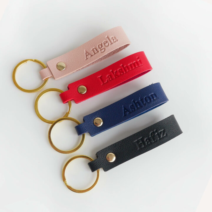 Personalised Mirror Keychain