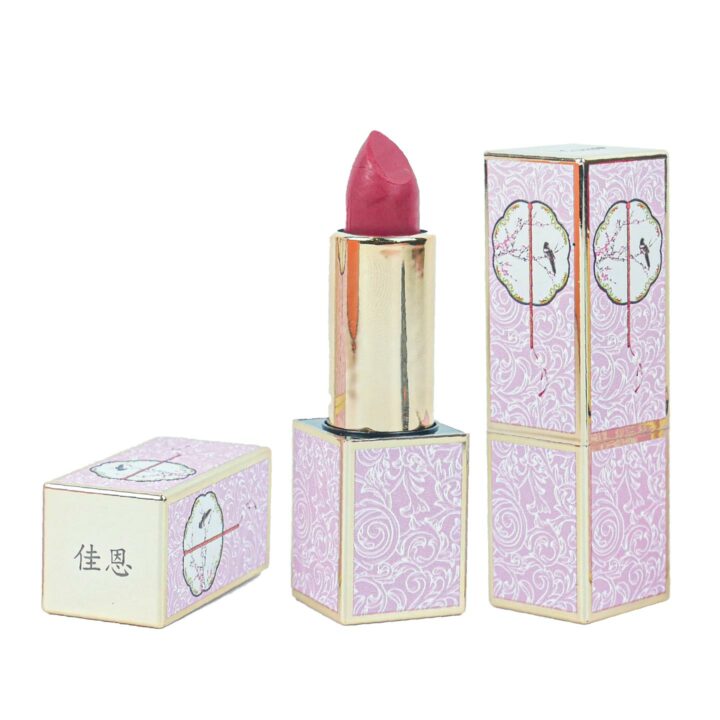 pink classic chinese fan lipstick