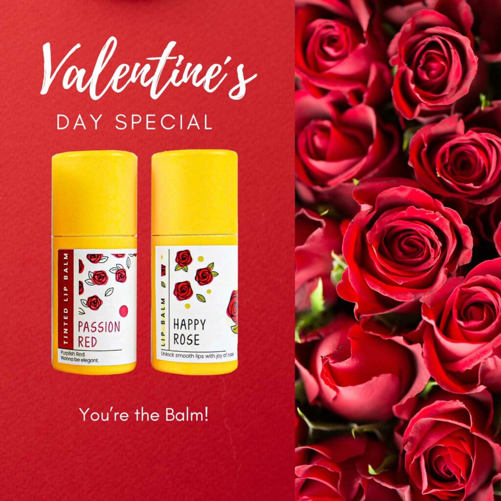 valentines set lip balm