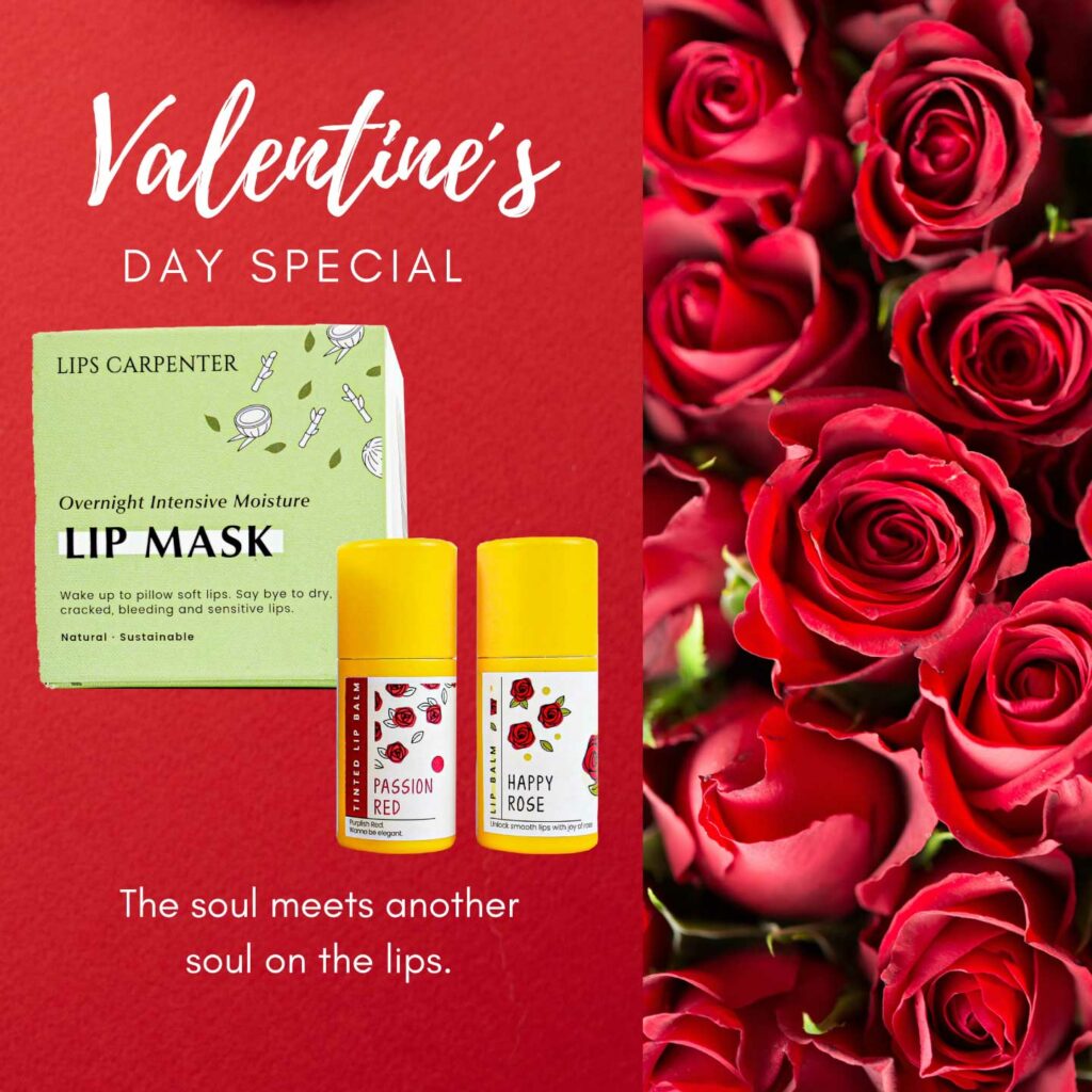 valentines set lip balm lip mask