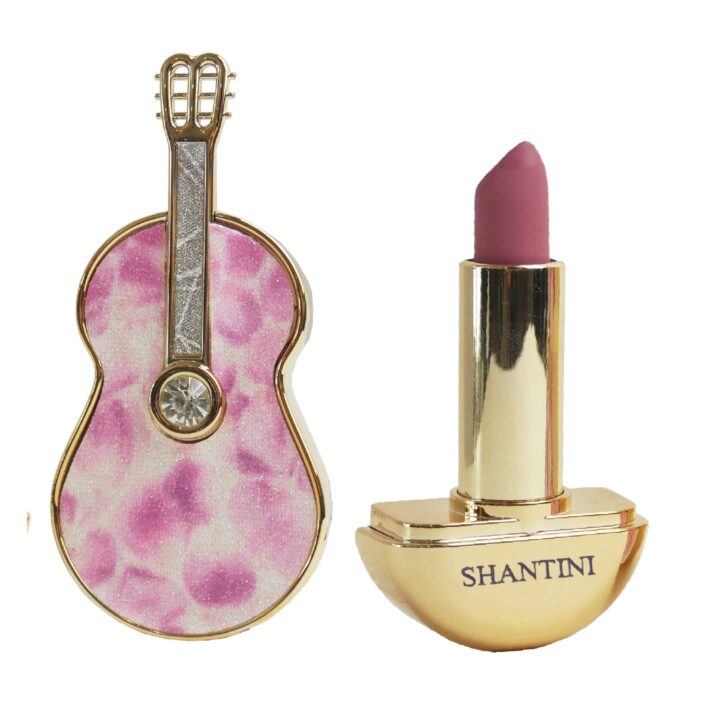 pink petals guitar lipstick